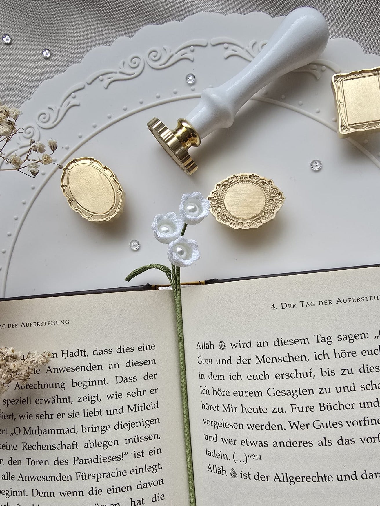 Lily of the Valley Crochet Bookmark - Rosewood Cottage