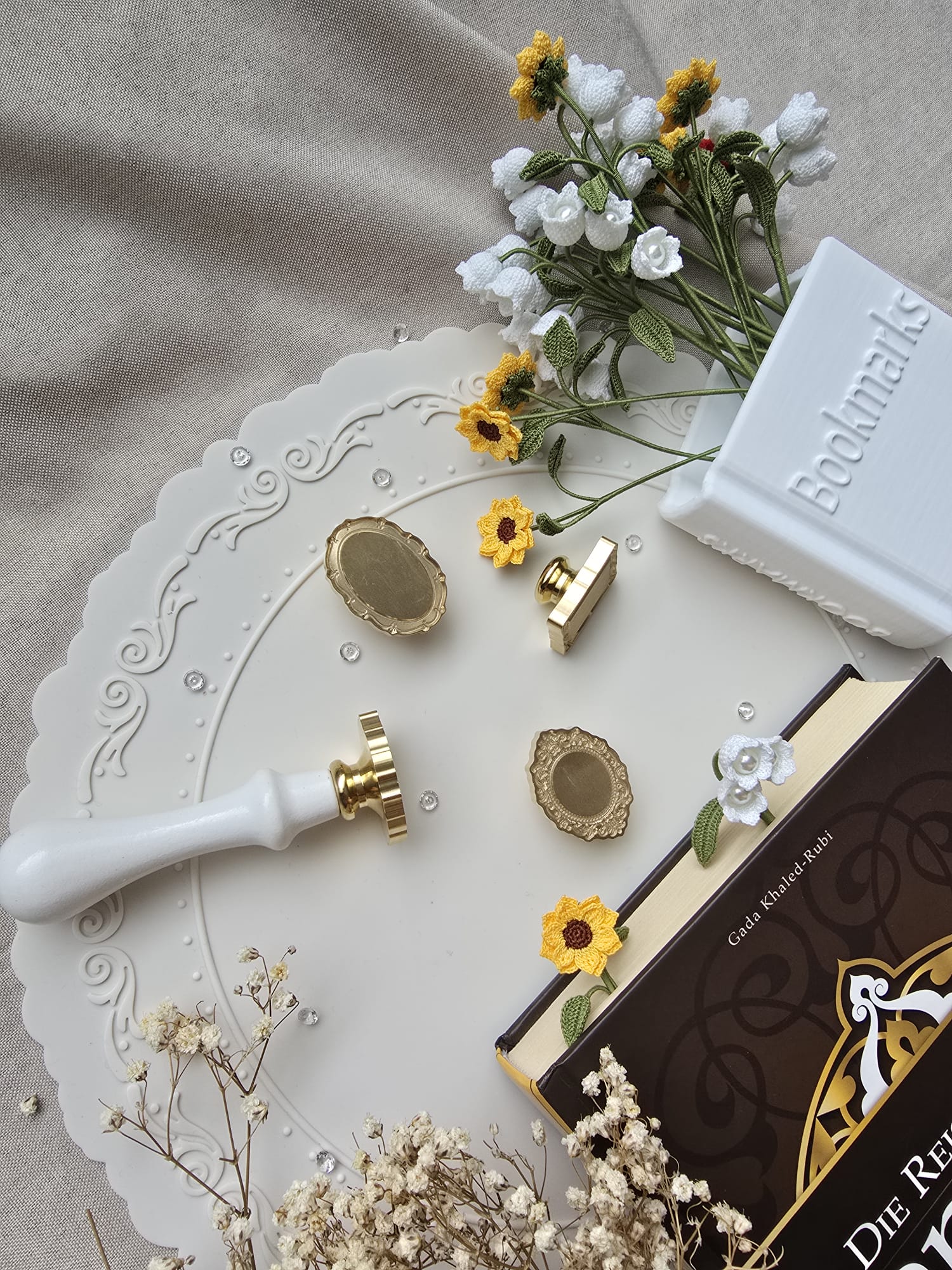 Lily of the Valley Crochet Bookmark - Rosewood Cottage